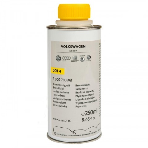 Тормозная жидкость VAG BRAKE FLUID DOT 4, 0.25л